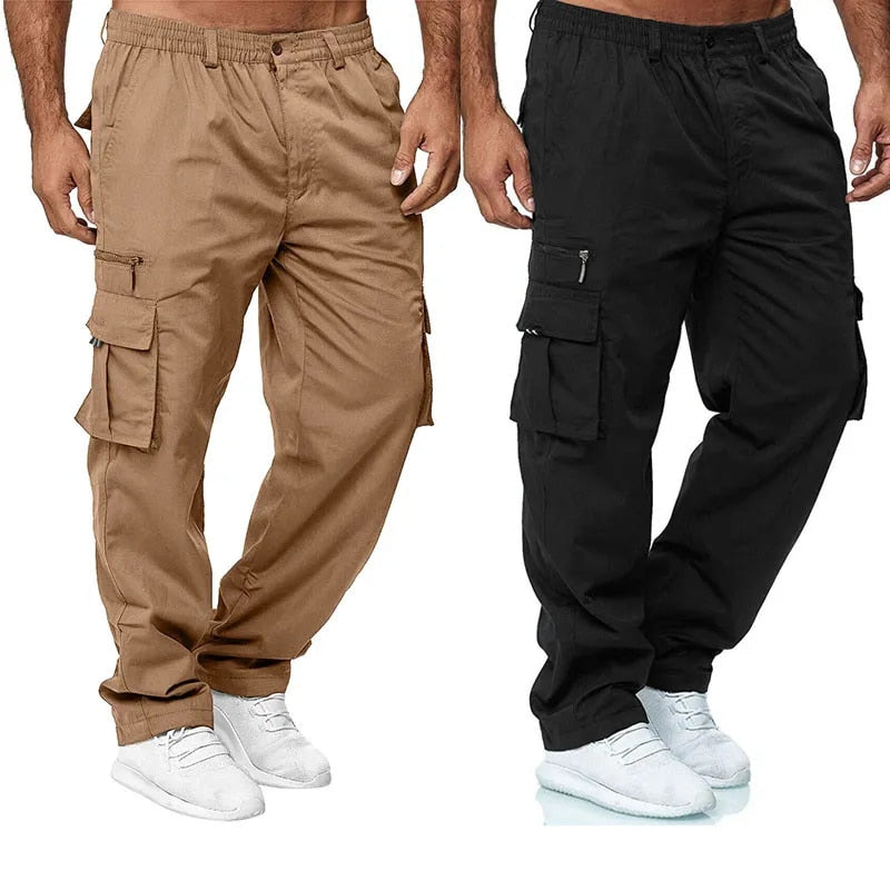 Sweatpants Men Jogger Cargo Pants ( Pack of 2 )