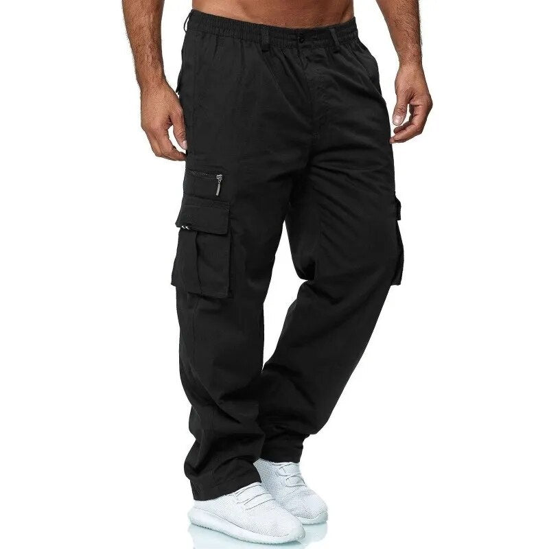 Sweatpants Men Jogger Cargo Pants ( Pack of 2 )